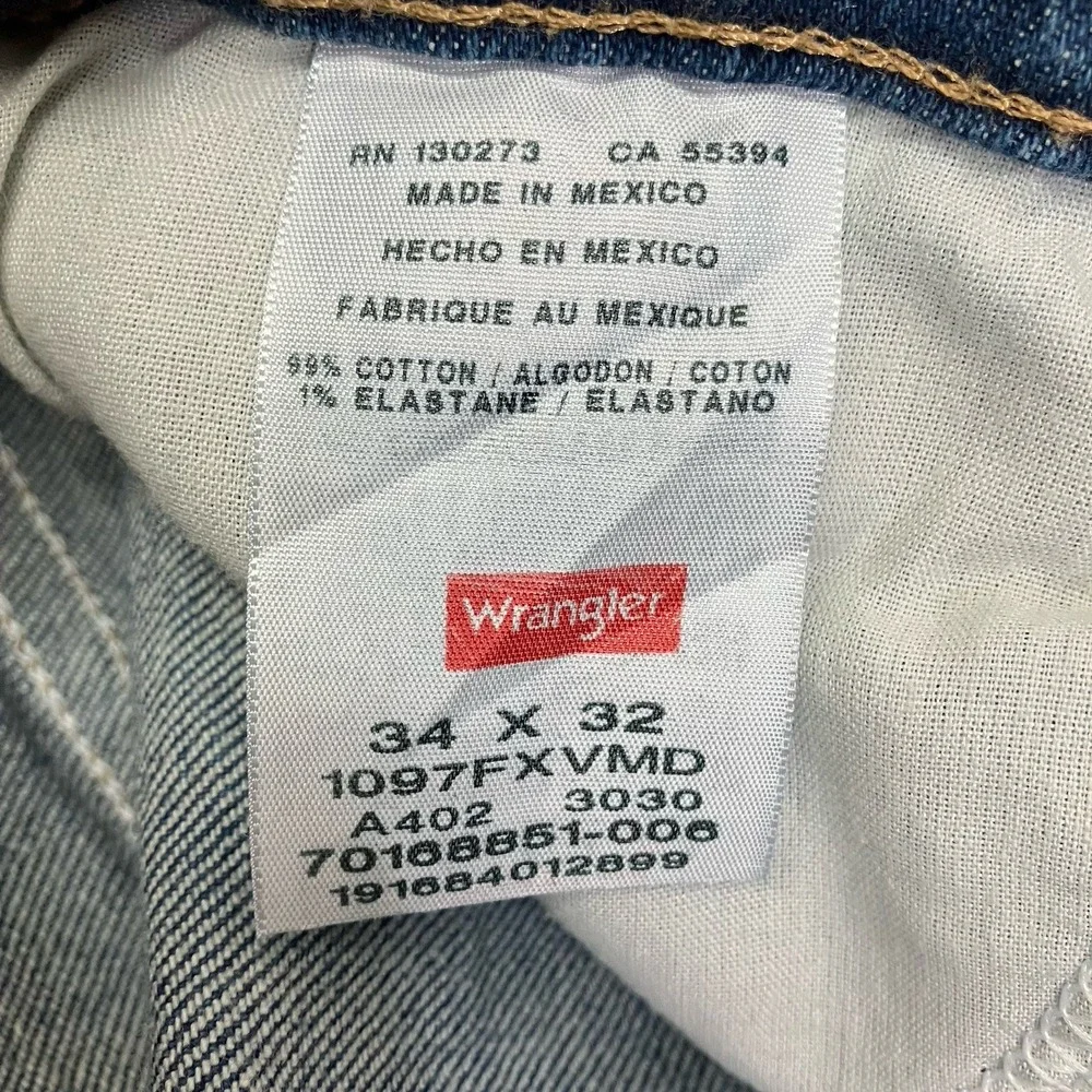 Wrangler measurements waist